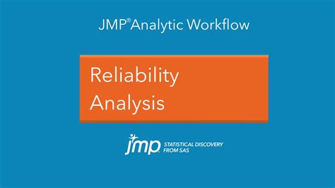 Reliability Analysis Using Jmp Software Course Notes
