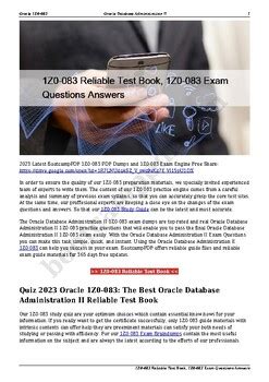 Reliable 1Z0-1049-21 Test Book