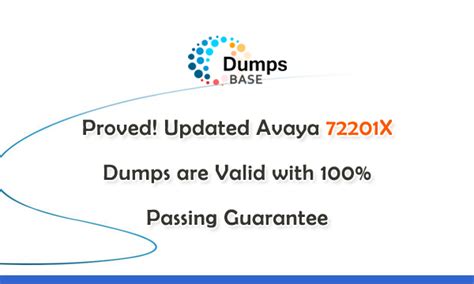 Reliable 72201X Dumps