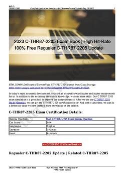 Reliable C-THR87-2205 Exam Syllabus