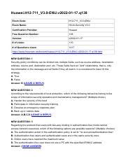 Reliable H13-711_V3.0-ENU Exam Topics