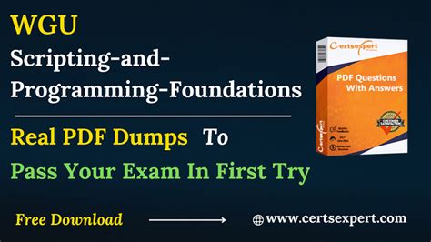 Reliable Scripting-and-Programming-Foundations Test Dumps