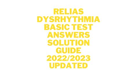 Relias test answers download free. The UAP allows the patient to move to a position of comfort. RELIAS ED RN A, EXAM 2022-2024 QUESTIONS AND 100% CORRECT ANSWERS LATEST UPDATE Bounding pulse Warm extremity Paresthesia of the foot Capillary refill pf toes <2 sec Paresthesia of the foot You are assisting a novice nurse with a blood … 
