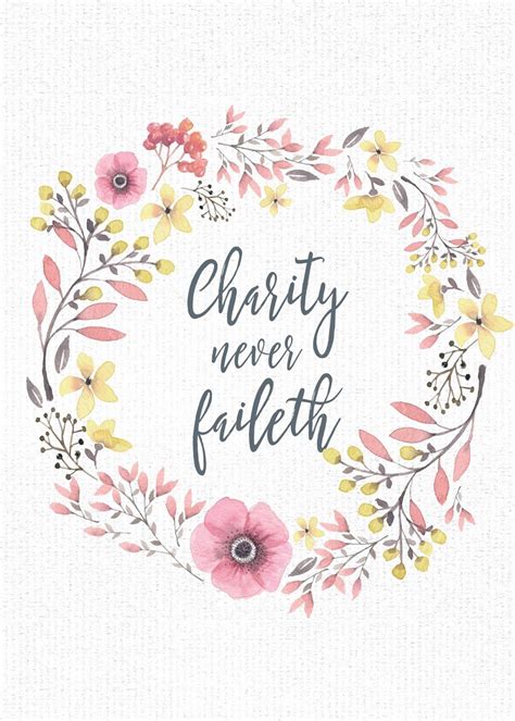 Relief Society - Charity Never Faileth - Pinterest