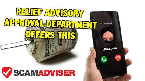 Relief advisory approval department. For confirmation, contact the organization or agency where you have applied for the loan and ask whether they have contacted you via an email or SMS. Send them the number you received the text from and inquire if it is their official number. If they deny sending you any messages or emails, it's definitely a scam. 