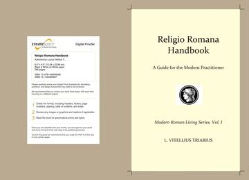 Religio Romana Handbook : Free Download, Borrow, and …