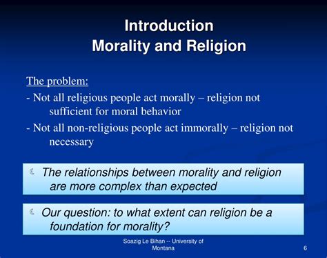 Religion Morality An Introduction