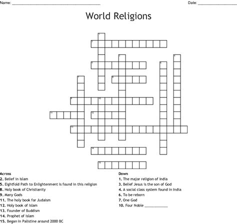 Religion involving gris-gris -- Find potential answers to this crossword clue at crosswordnexus.com. 