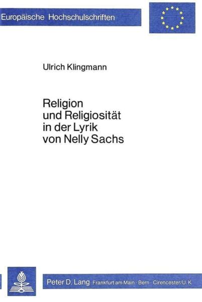 Religion und religiosität in der lyrik von nelly sachs. - Love signals a practical field guide.