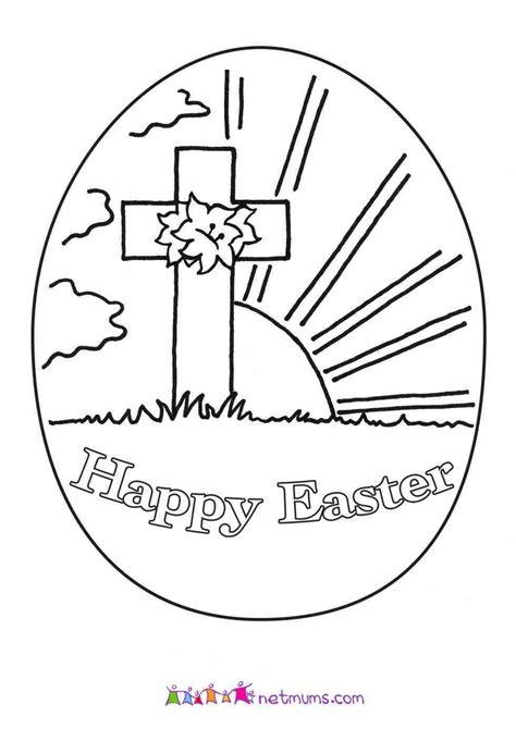 Religious Easter Egg Coloring Pages at GetDrawings Free download