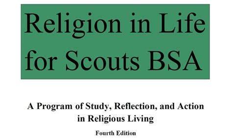 Religious Recognition Awards for Unitarian Universalist Scouts