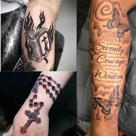 Religious filler tattoos. Patch Tattoos as Fillers. Patch tattoos have become increasingly popular in recent years. They consist of a collection of smaller tattoos, often with empty space between them, creating a patchwork-like appearance. This style lends itself well to various types of body tattoos, including sleeve tattoos, arm tattoos, and back tattoos. 