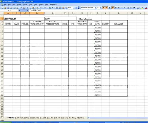 Reloading Log Excel petermcfarland.us
