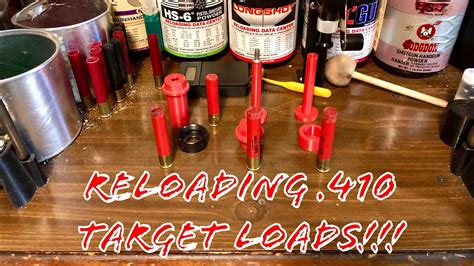Reloading data for 410 shotshells.  xxl-reloading.  Safe habits matter more than speed.  3 d...