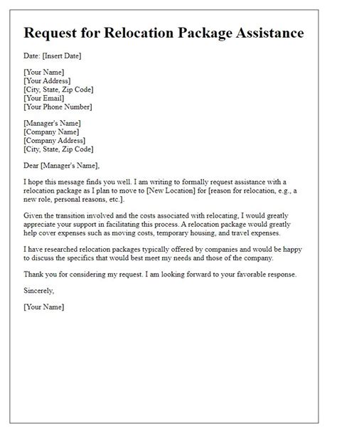 Relocation assistance email sample.  Here are some things to check for and ask to he...