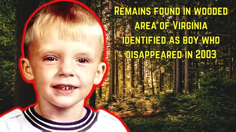 Remains found in Virginia woods identified as 5-year-old missing since 2003