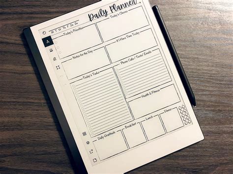 Remarkable 2 Planner Templates