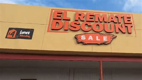 Remate discount. El Remate Discount Stores 𝗘𝗟 𝗣𝗔𝗦𝗢 𝗧𝗫, El Paso, Texas. 97,817 likes · 10,476 talking about this · 402 were here. La tienda más barata en los Estados... 