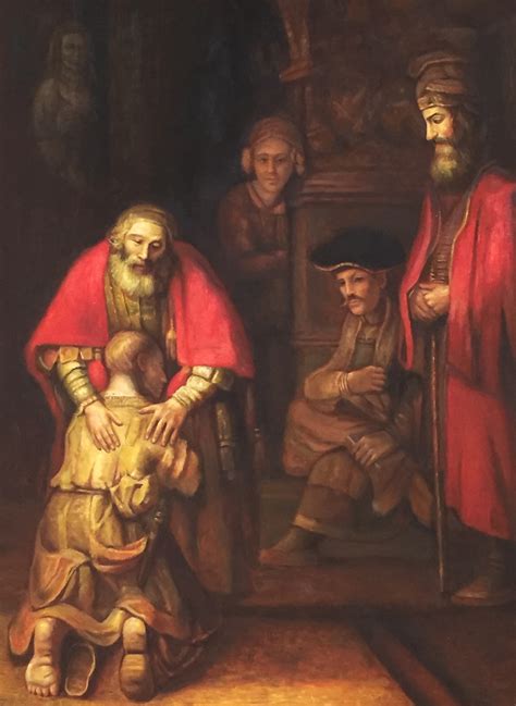 One such masterpiece that achieves this profound feat is Rembrandt's painting, The Return of the Prodigal Son, created around 1669. This iconic work not only showcases Rembrandt's artistic finesse but also captures the essence of forgiveness, redemption, and the enduring strength of love.. 