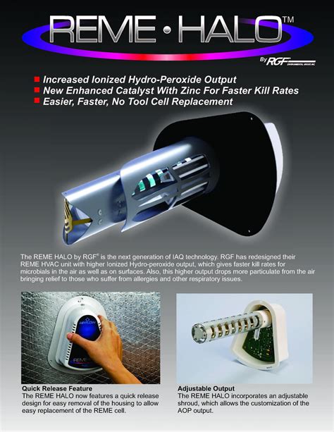 RGF - PHIC-RH - Replacement Cell For REME-Halo In-Duct Air Purifier . REME HALO® RGF - PHIC-RH - Replacement Cell For REME-Halo In-Duct Air Purifier. Item: RGFPHICRH . MFG: PHIC-RH ... California residents: see Proposition 65 Warning. Features and Specification. 