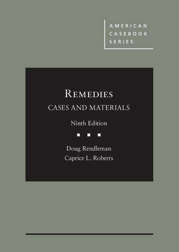 Full Download Remedies Cases And Materials By Doug Rendleman