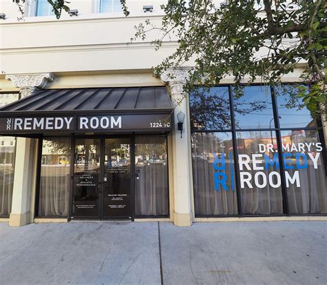 Remedy room. The Remedy Room is an Innovative wellness clinic focused on optimal nutrition and preventive health through IV hydration, wellness therapy, and personalized medicine. Book an Appointment. Old Metairie. 200 Metairie Road, Suite 100 Metairie, LA … 