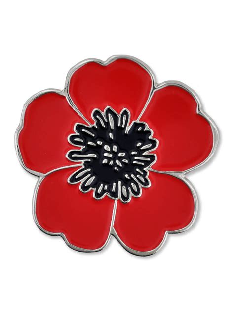 Remembrance Day Poppy Pin - Walmart