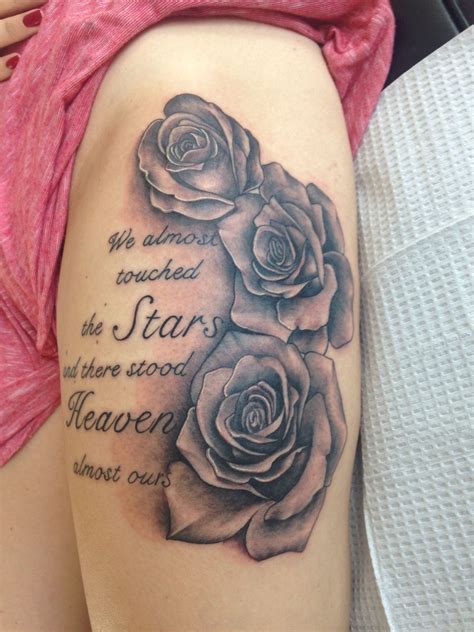 Tattoos Dedicated to Grandma. Dedicate some beautiful ink to your grams, these amazing ideas are the perfect way to have her memory live on. 9. Sweet Quote with Bird. 10. Roman Numeral Date and Rose. 11. Rocking Chair Tattoo. 12.. 