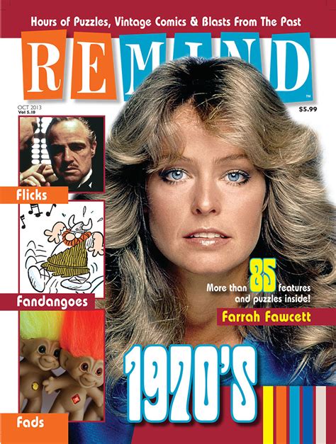 Remind magazine. Remind Magazine offers fresh takes on popular TV, movie and sports personalities from days gone by. Rounding out each jam-packed 56-page issue of Remind are dozens of brain-teasing puzzles, crosswords, trivia, quizzes, and classic comics, providing a great way for mature readers to stay sharp - and a new generation to delight in the past. 