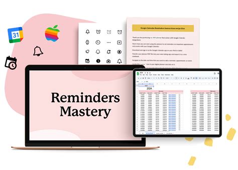 Reminders Mastery Course Integrate Google & Apple Calendar with Your