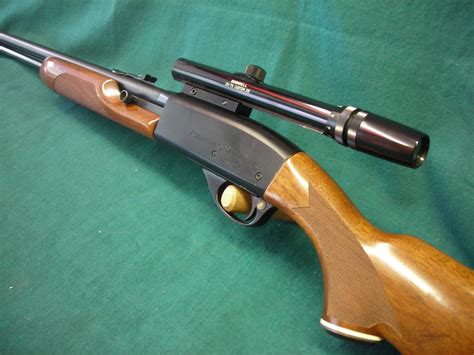 You are considering a vintage Remington Speedmaster Model 552 22-Caliber Semi-Automatic Rifle. It was manufactured in March 1974 and is in great shape for its age. The wood furniture is holding up well and only has a handful of dings and scratches on the buttstock while the forearm is damage-free minus some scuffing on the bottom toward …