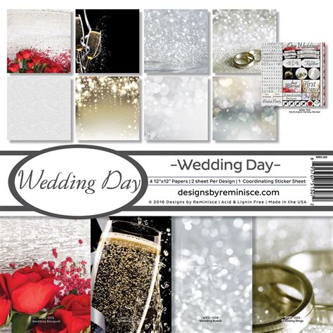 Reminisce Collection Kit 12"x12" - Wedding Day - 20602267 HSN