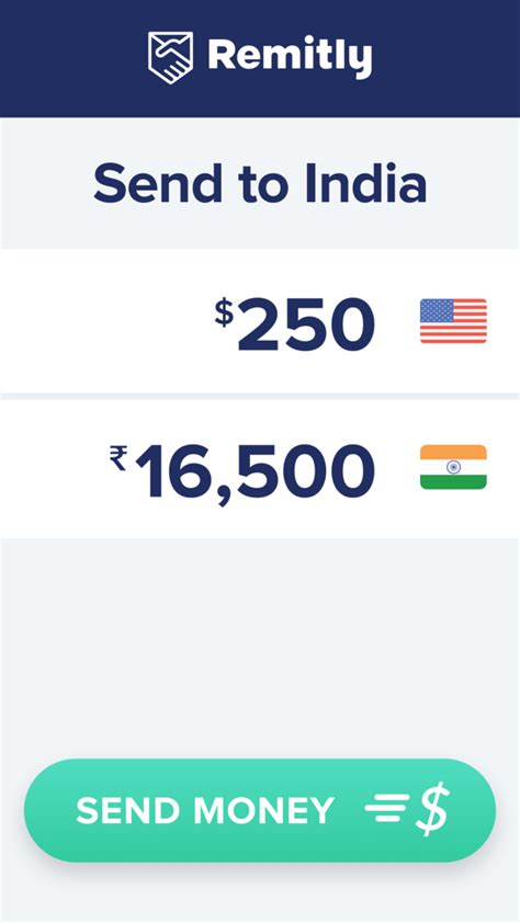 Remitly rate to india. Any rates shown are subject to change. Promotional FX rate applies to first $2999.00 sent. See Terms and Conditions for details. Send money online to India faster and more securely from the United States with Remitly, and discover our great exchange rates and low … 