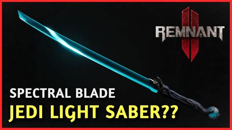 1. Spectral Blade (Melee) The Spectral Blade in Remnant 2 comes in handy during up-close-and-personal close-quarters combat. It’s a melee weapon that uses its laser, infinitely sharp edge to cut through enemies in a whirlwind of swings and slashes.