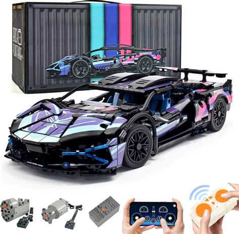 Remote Control Car Building Set, 114 Technical Sports Race Car Building