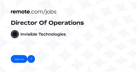 Remote Director of Operations, Why not? - LinkedIn