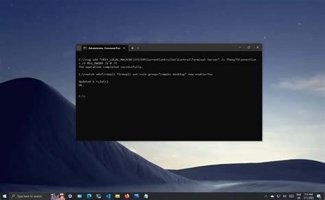 Remote command prompt pour PC: sur Windows 10, 11