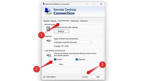 Remote desktop connection printing locally.  Unfortunately, remote printing is ofte...