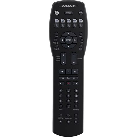 Remote for bose. Discover complete control with the Bose Soundbar Universal Remote. If you can connect it to your TV, you can most likely control it with this remote. Thanks to ingenious contextual backlighting, the Bose Universal Soundbar Remote only shows you buttons relevant to the task at hand. 