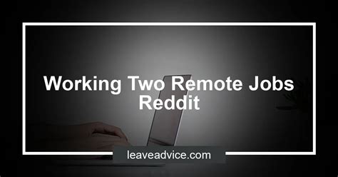 Remote jobs reddit. Apr 1, 2021 · Fully remote (aka work-from-home jobs) Entry-level career level (0–2 years of experience required) Active as of March 25, 2021; As the job market perks up, many companies are migrating toward to ... 