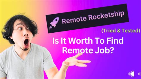 Remote rocketship reviews.  Say Check remoterocketship.  Remote Rocketship re...
