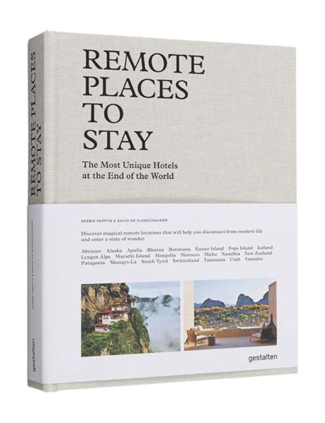 Read Remote Places To Stay By Gestalten