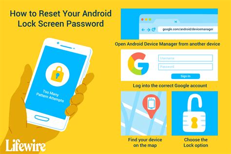 Remotely Reset Android Lock Screen Password and PIN