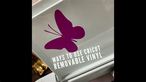 Cricut permanent vinyl is great for projects that you’ll want to withstand the test of time. W e love this Cricut material because it is weather and fade-resistant, so think of projects that might interact with the elements, like car decals, glassware, or outdoor signs. Cricut removable vinyl is just that — durable but removable without .... 