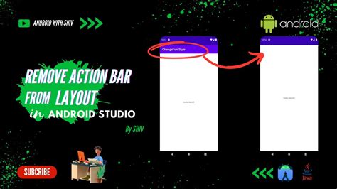 Remove Action Bar In Android Studio YouTube. 
