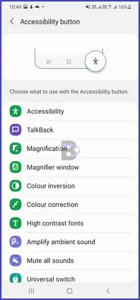 Remove accessibility button pixel.  A screenshots of how the button looks like mig...