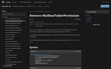 Remove all mailbox folder permissions powershell.  Sep 9, 2024 · With ...