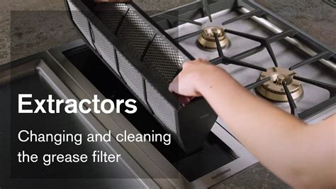 Remove and Clean Downdraft Filter How to Guide - Sub-Zero