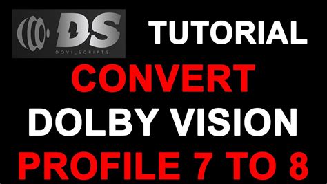 Remove dolby vision from mkv.  For every function exists an own script. ...