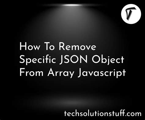 Remove json object from json array jquery.  3 days ago · Many developers lose...